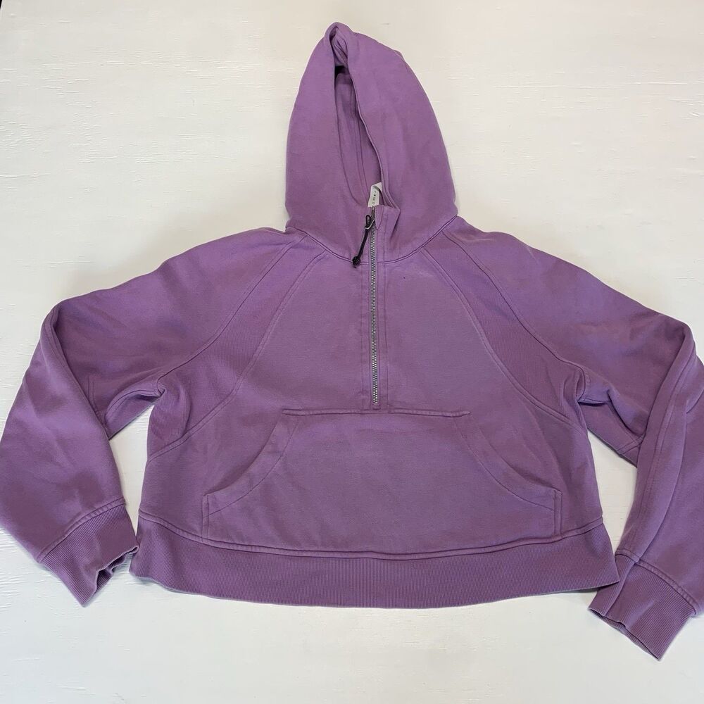 Lululemon Scuba Oversized Half-Zip Hoodie Pink Medium Large Pullover